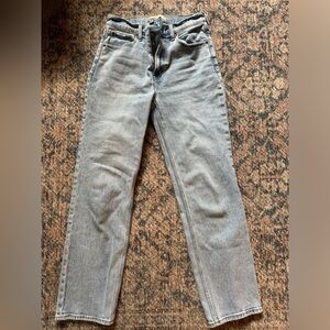 Abercrombie Women’s Jeans-Ultra High Rise Ankle straight jean